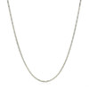 14k White Gold Lumina Pendant Chain 1.0mm