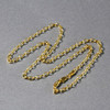3.2mm 14k Yellow Gold Oval Rolo Chain
