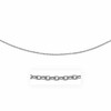 3.5mm 14k White Gold Pendant Chain with Textured Links