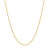 14k Yellow Gold Round Cable Link Chain 1.5mm