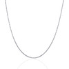 10k White Gold Solid Diamond Cut Rope Chain 1.25mm