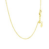 14k Yellow Gold Adjustable Cable Chain 0.9mm
