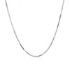 10k White Gold Classic Box Chain 1.0mm