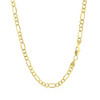 2.8mm 10k Yellow Gold Lite Figaro Chain