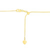 14k Yellow Gold Adjustable Snake Chain 0.85mm