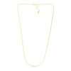 14k Yellow Gold Adjustable Rope Chain 1.0mm