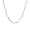 2.3mm 14k White Gold Rolo Chain