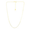 14k Yellow Gold Adjustable Snake Chain 0.85mm