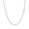 18k White Gold Round Wheat Chain 1.4mm