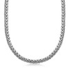 Oxidized Sterling Silver Wheat Style Chain Men's Necklace