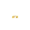 10k Yellow Gold Ball Style Stud Earrings (4mm)