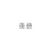 1/2 cttw Lab Grown Round Diamond Stud Earrings 14k White Gold (G/VS2)