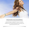 Hoexe Blue Turquoise Bracelet, Simple And Elegant Personality With Stylish Accessories Hand Decoration Portable Bracelet