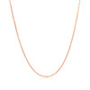 14k Rose Gold Diamond Cut Cable Link Chain 1.1mm