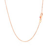 14k Rose Gold Diamond Cut Cable Link Chain 1.1mm