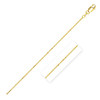 14k Yellow Gold Diamond Cut Bead Chain 1.0mm
