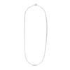Sterling Silver Rhodium Plated Paperclip Chain (1.8 mm)