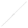Sterling Silver Rhodium Plated Paperclip Chain (1.8 mm)