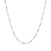 14k White Gold Singapore Chain 1.5mm