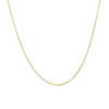 14k Yellow Gold Diamond Cut Cable Link Chain 0.8mm