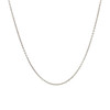 14k White Gold Round Cable Link Chain 1.1mm
