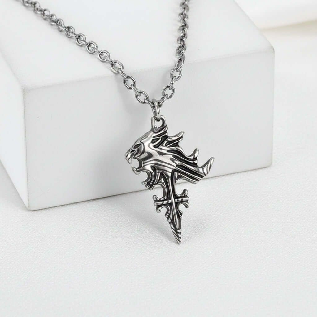 Viking Nordic Style Alloy Pendant Necklace for Men & Women, Geometric Fashion Jewelry Gift