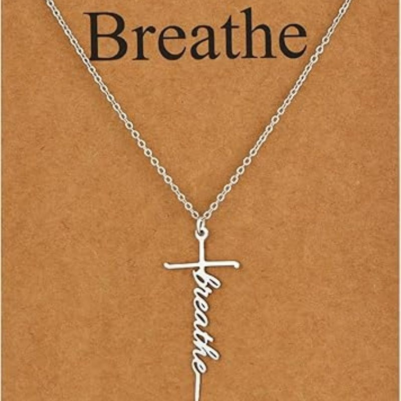 Faith Cross Pendant Necklace for Women Religious Christian Jewelry Mother's Day Gifts for Women