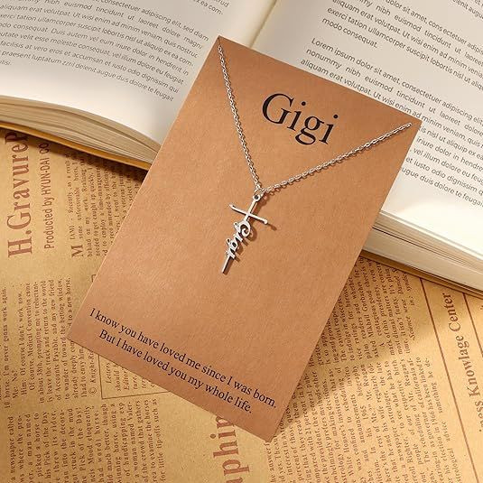 Faith Cross Pendant Necklace for Women Religious Christian Jewelry Mother's Day Gifts for Women