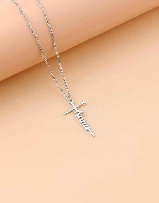 Faith Cross Pendant Necklace for Women Religious Christian Jewelry Mother's Day Gifts for Women