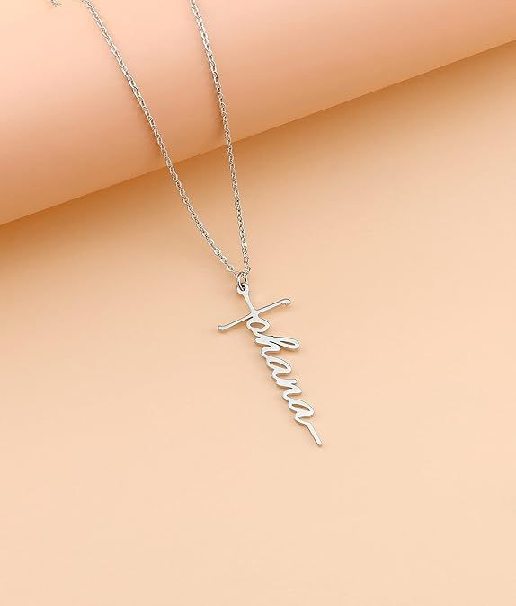 Faith Cross Pendant Necklace for Women Religious Christian Jewelry Mother's Day Gifts for Women