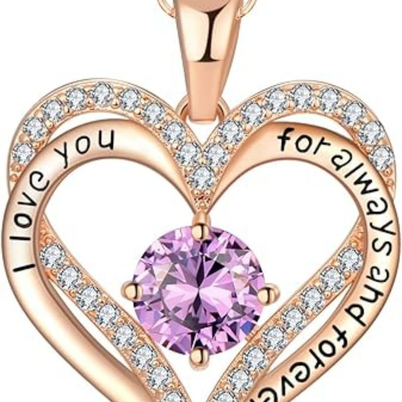 18K Rose Gold Necklaces for Women Birthday Gifts for Women Jewelry for Women Birthday Gifts for Wife Girlfriend Daughter Wife Birthday Gifts for Anniversary Mothers Day Christmas Valentines Gifts