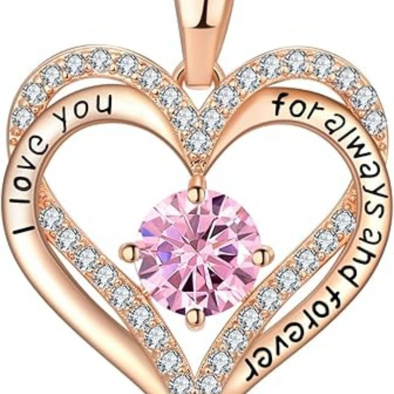 18K Rose Gold Necklaces for Women Birthday Gifts for Women Jewelry for Women Birthday Gifts for Wife Girlfriend Daughter Wife Birthday Gifts for Anniversary Mothers Day Christmas Valentines Gifts