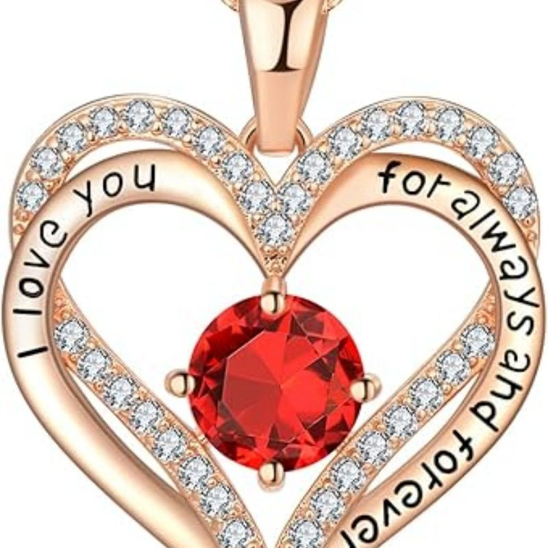 18K Rose Gold Necklaces for Women Birthday Gifts for Women Jewelry for Women Birthday Gifts for Wife Girlfriend Daughter Wife Birthday Gifts for Anniversary Mothers Day Christmas Valentines Gifts