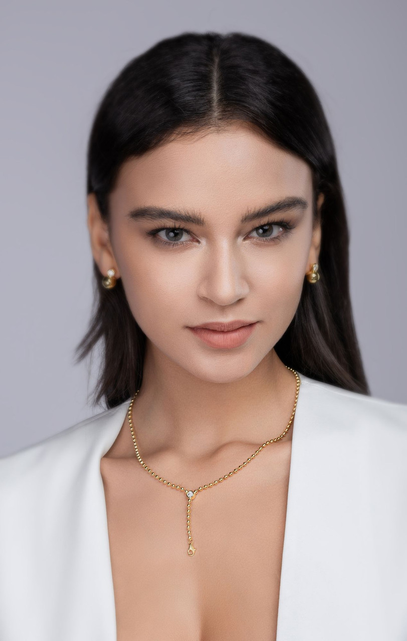 Time Interlaced - A fashionable and popular jewelry necklace pendant set, featuring Monnes stone, made of 925 silver and plated with platinum diamonds