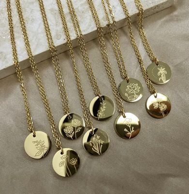 Birth Flower Necklaces