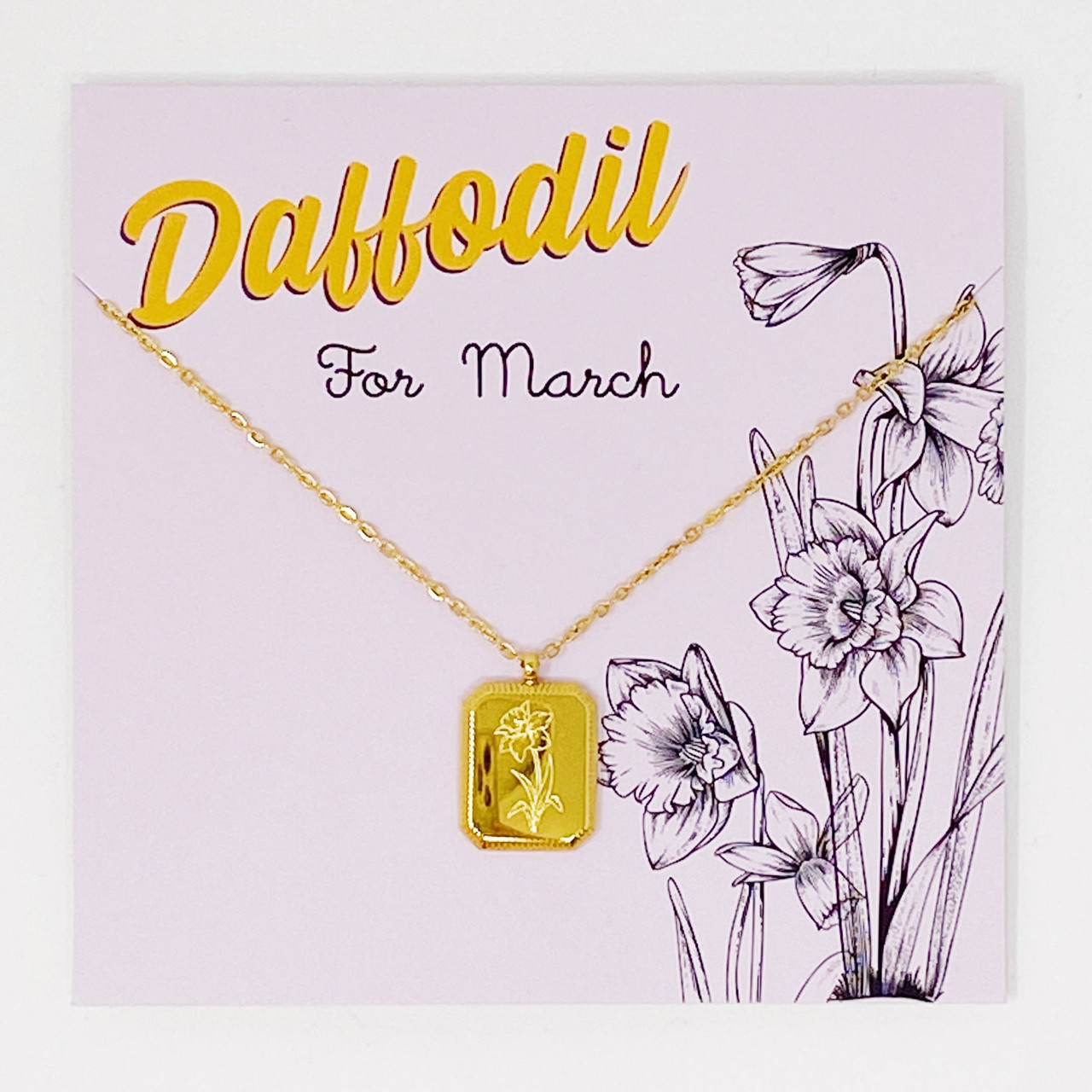 Blooming Birth Month Necklace