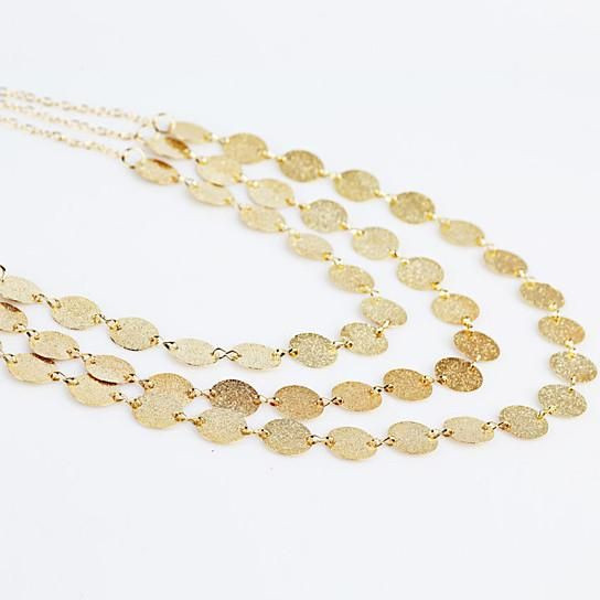 Sweet Glow Triple Strand Necklace