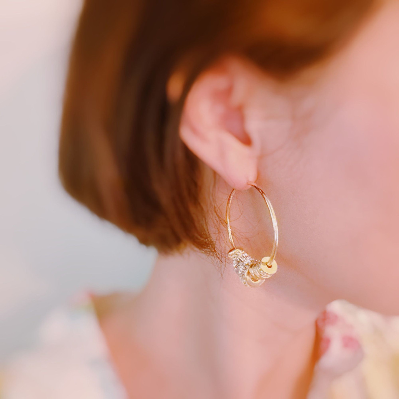 Glam Eden Hoop Earrings