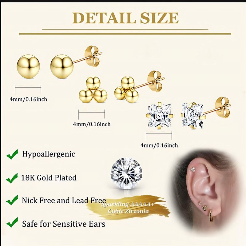 Stylish earrings can be worn comfortably in multiple scenarios. They stay firmly in place and won't fall off, adding a sense of refinement and being suitable for people of all styles.