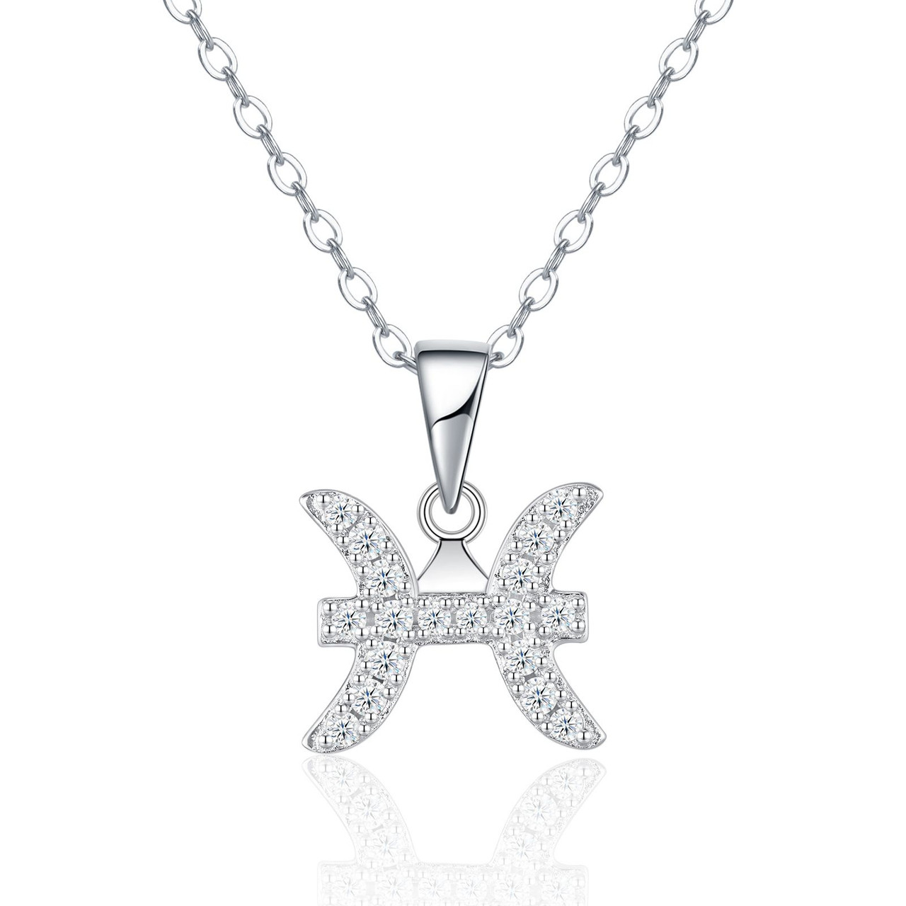 Twelve Zodiac Signs - A trendy and fashionable jewelry necklace pendant set, made of moissanite S925 sterling silver and platinum-plated diamonds