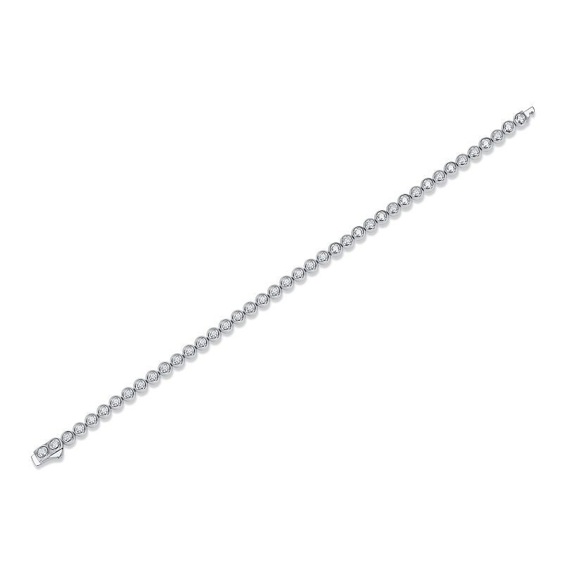 Galaxy Dream - Made of morganite, 925 sterling silver and platinum-plated diamonds, it is a fashionable jewelry bracelet and a luxurious silver accessory.