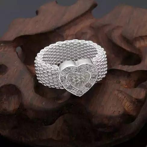 Love Big Heart Ring