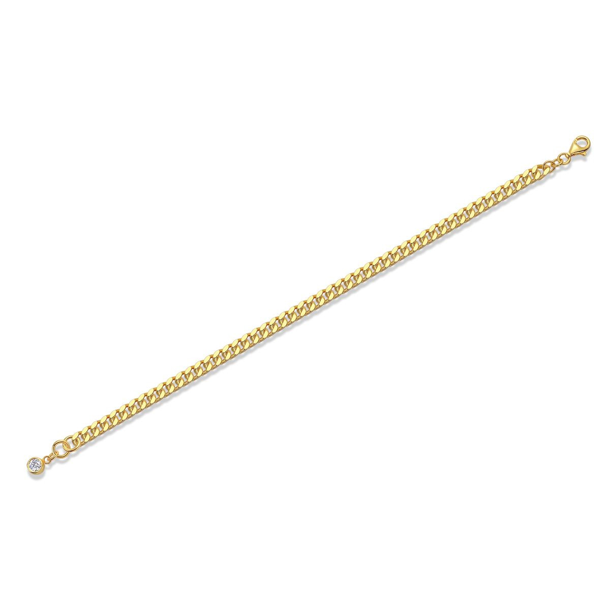 Made of morganite, 925 sterling silver and platinum-plated diamonds, it is a fashionable jewelry bracelet and a luxurious silver accessory.