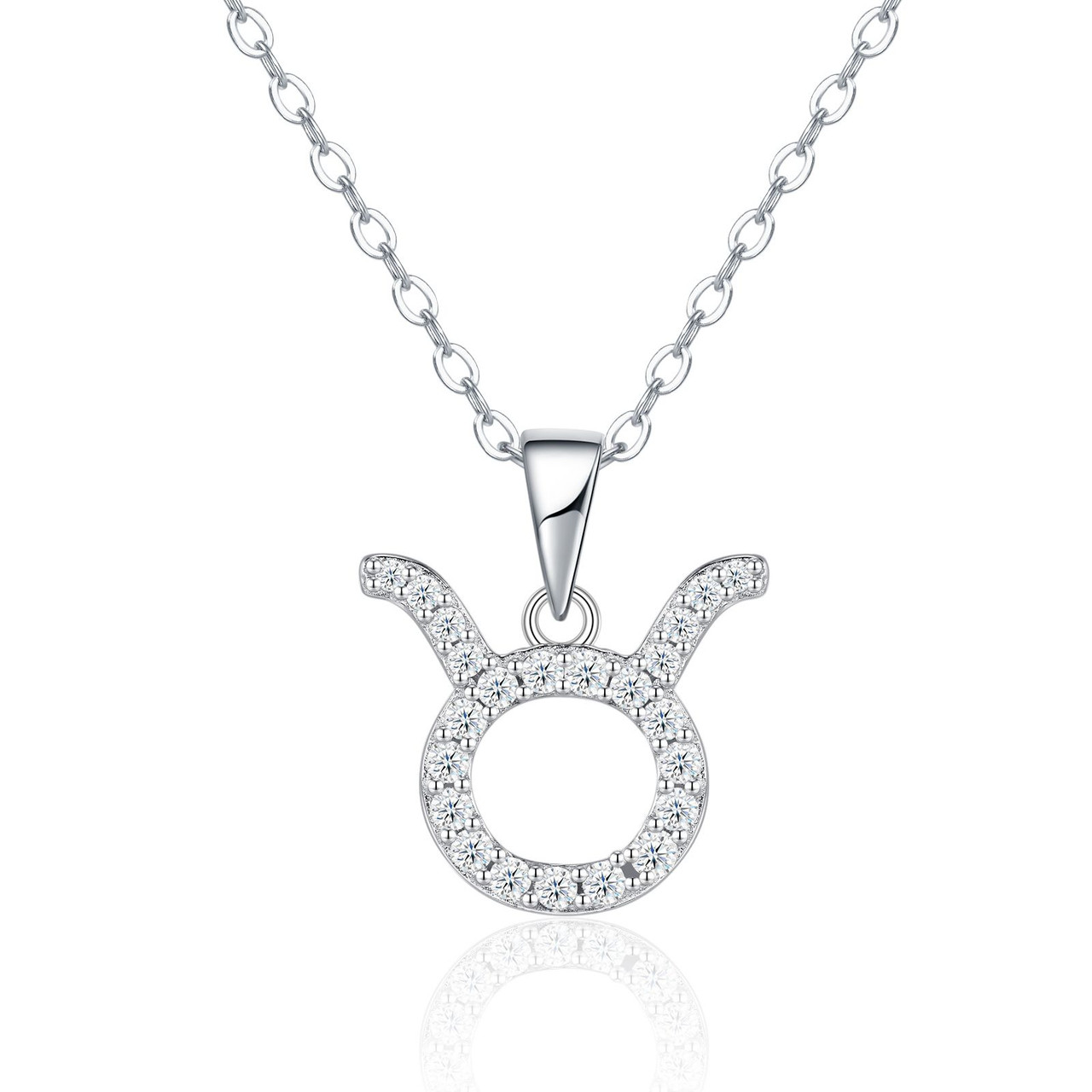 Twelve Zodiac Signs - A trendy and fashionable jewelry necklace pendant set, made of moissanite S925 sterling silver and platinum-plated diamonds