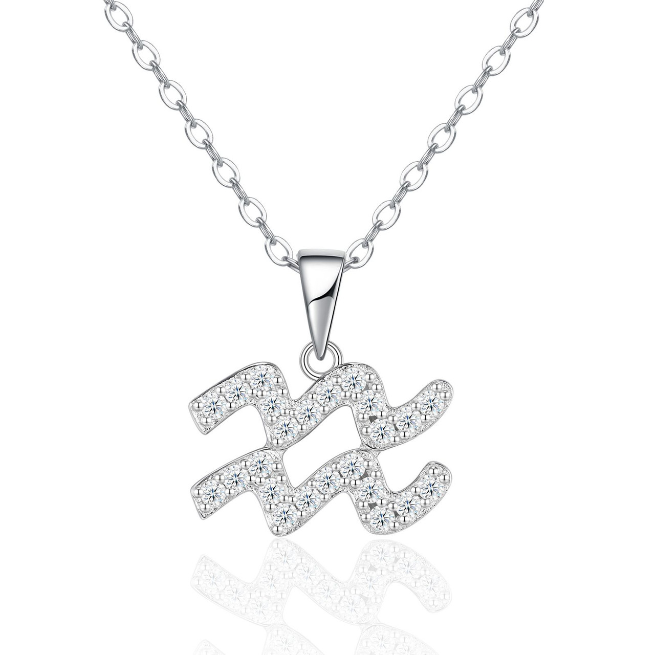 Twelve Zodiac Signs - A trendy and fashionable jewelry necklace pendant set, made of moissanite S925 sterling silver and platinum-plated diamonds