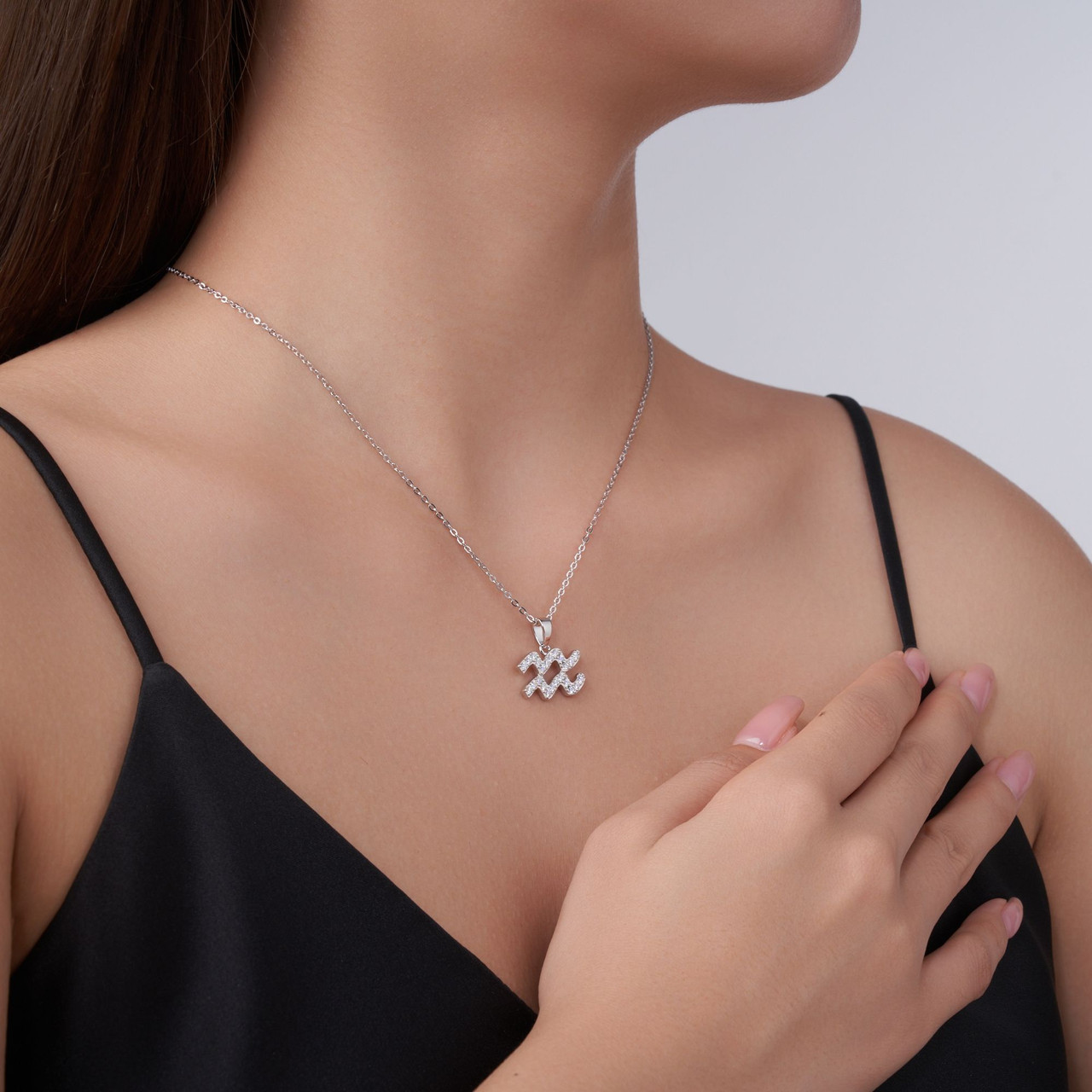 Twelve Zodiac Signs - A trendy and fashionable jewelry necklace pendant set, made of moissanite S925 sterling silver and platinum-plated diamonds