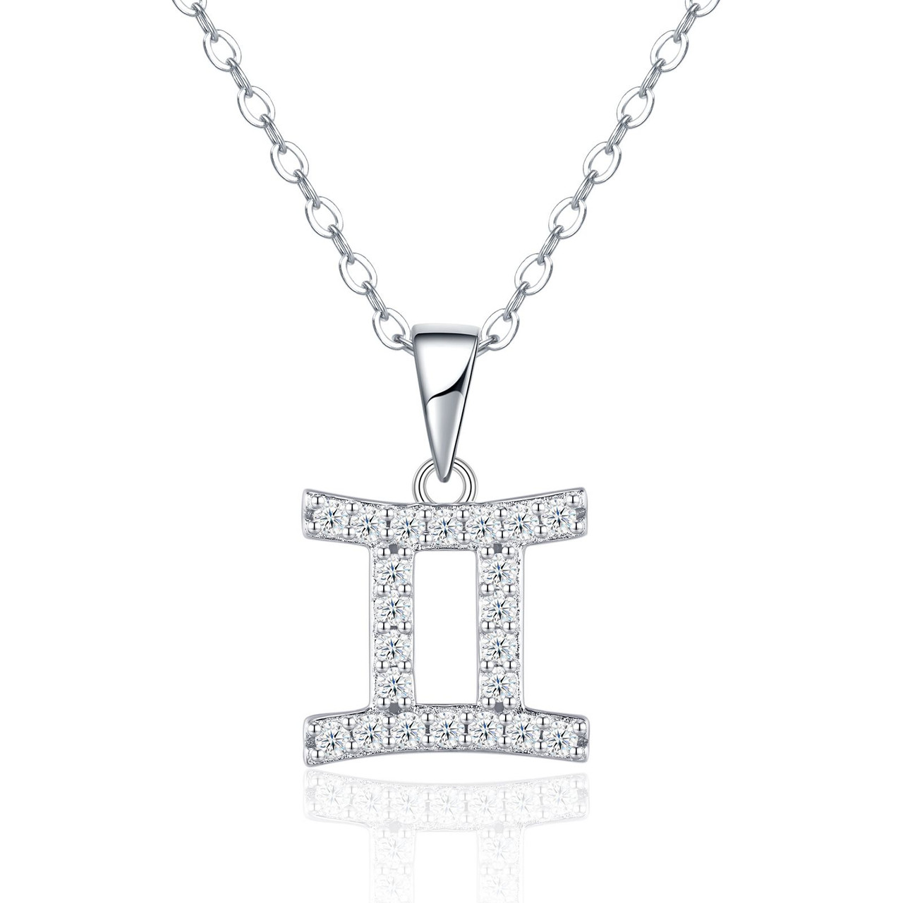 Twelve Zodiac Signs - A trendy and fashionable jewelry necklace pendant set, made of moissanite S925 sterling silver and platinum-plated diamonds