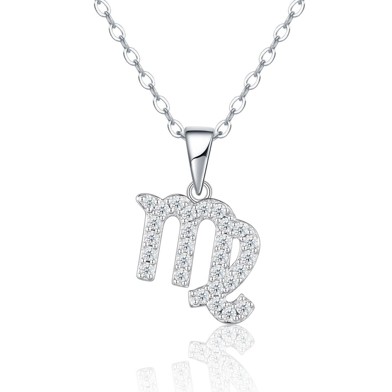 Twelve Zodiac Signs - A trendy and fashionable jewelry necklace pendant set, made of moissanite S925 sterling silver and platinum-plated diamonds