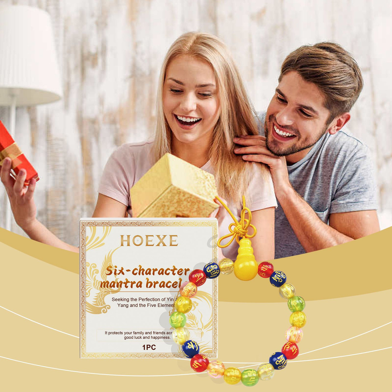 Hoexe Beaded Bracelet Hand Daily Wear Simple Fashion Accessories Colorful String Trend Couple Bracelet