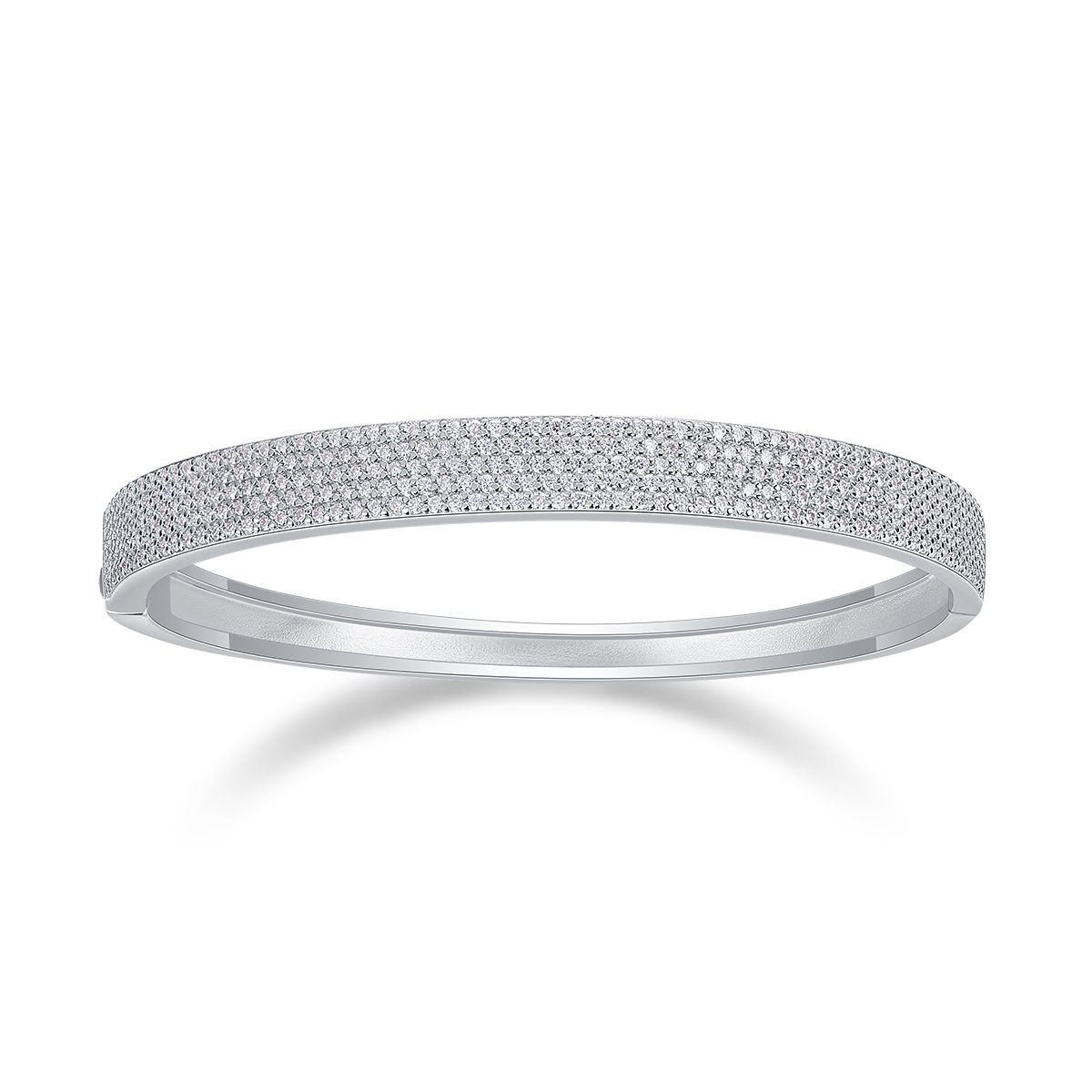Starlight Entertainment - Made of morganite, 925 sterling silver and platinum-plated diamonds, it is a fashionable jewelry bracelet and a luxurious silver accessory.